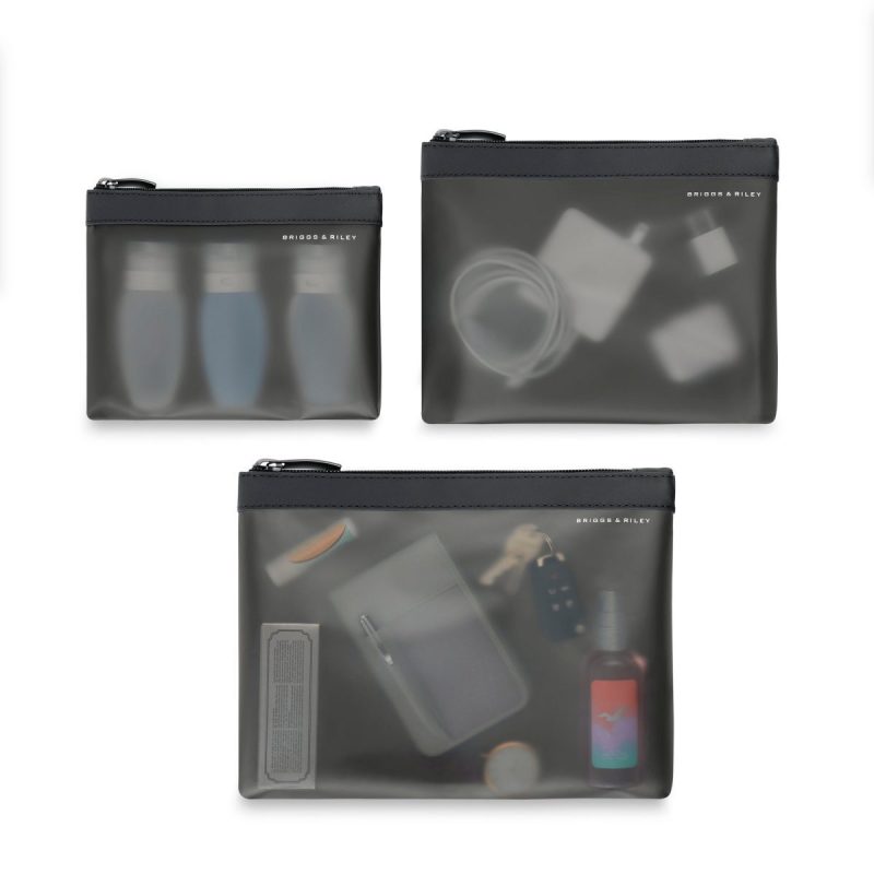 Briggs Riley Translucent Pouch Set 4