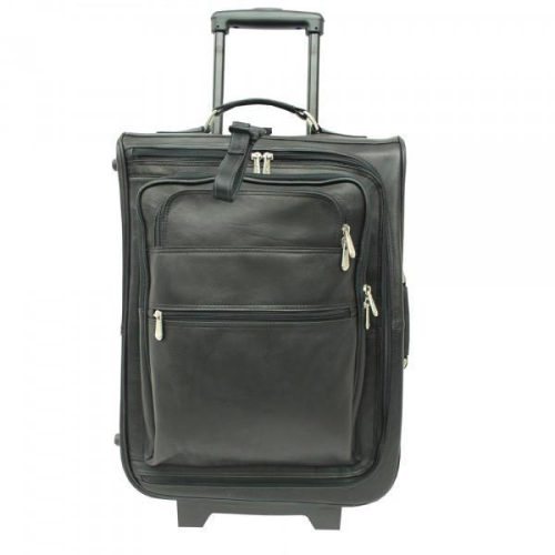 Piel Leather 19" Multi-Pocket Wheeler