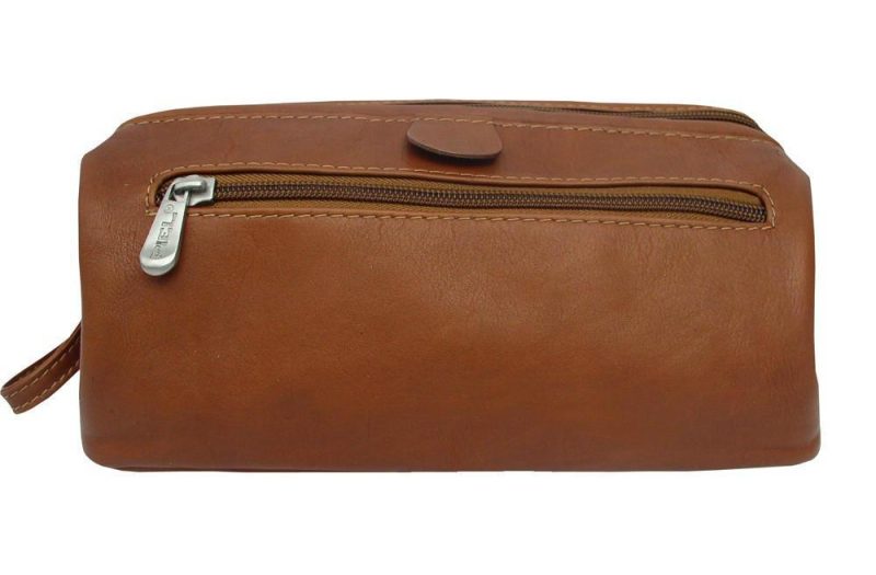 Piel Leather Deluxe Top Frame Traveling Kit