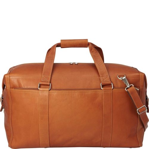 Piel Leather Extra Large Zip Pocket Duffel 10