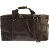 Piel Leather Extra Large Zip-Pocket Duffel