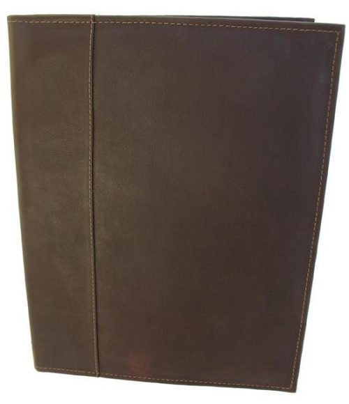 Piel Leather Letter-Size Padfolio with Organizer