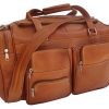 Piel Leather Medium Duffel With Pockets