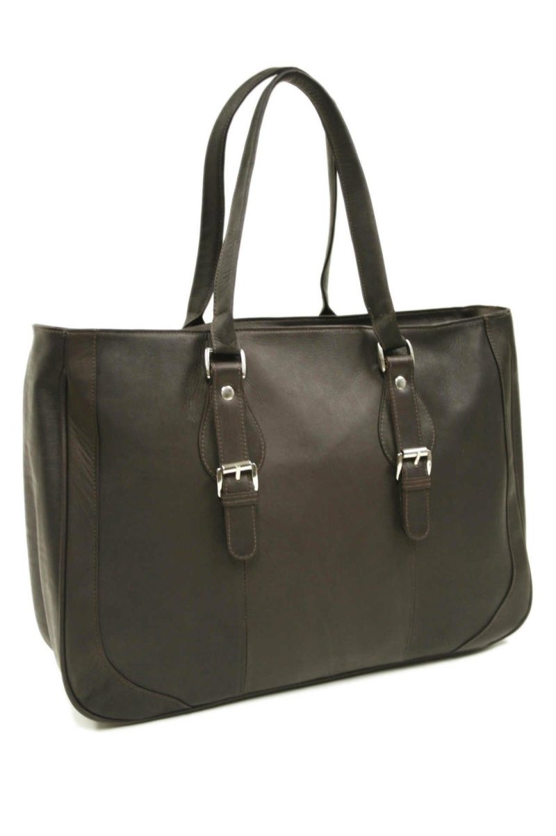 Piel Leather Shoulder Buckle Tote