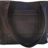 Piel Leather Top-Zip Tote