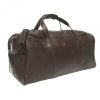 Piel Leather Traveler's Select Large Duffel Bag