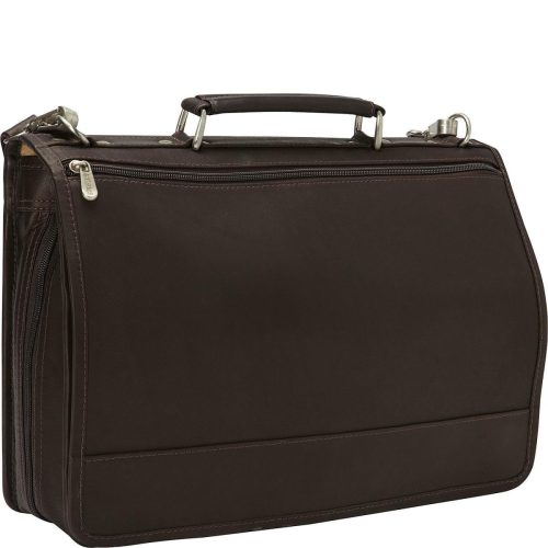 Piel Leather Two-Section Expandable Laptop Portfolio