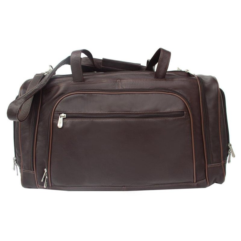 Piel Multi-Compartment Duffel Bag