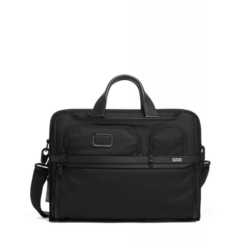 TUMI Alpha 3 Compact Large Screen Laptop Brief