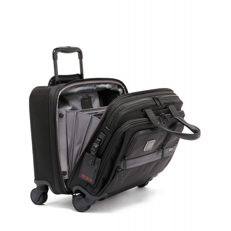 TUMI Alpha 3 Deluxe 4 Wheel Laptop Case Brief 3