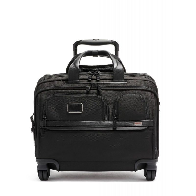 TUMI Alpha 3 Deluxe 4 Wheel Laptop Case Brief