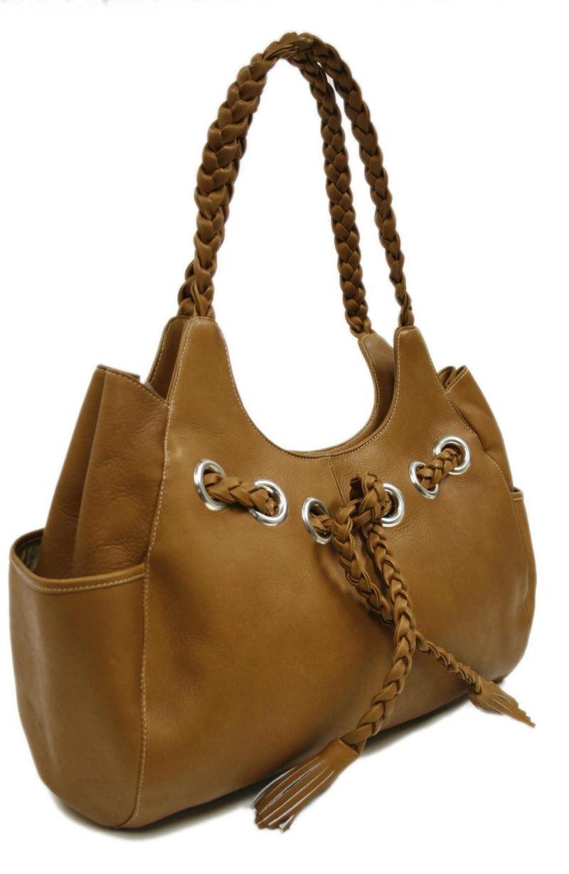 piel leather braided hobo 3