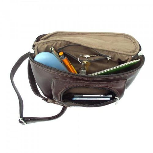 piel leather carry all waist bag 2