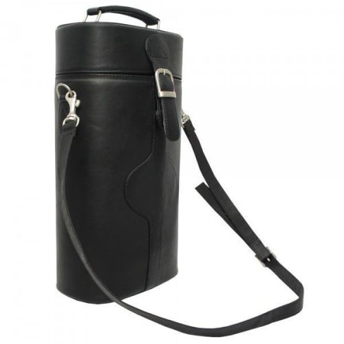 piel leather double deluxe wine carrier 6