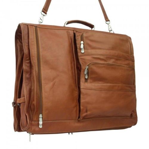 piel leather executive expandable garment bag 5