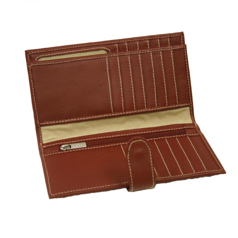 piel leather multi card wallet 6