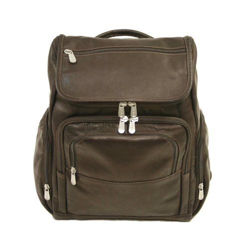 piel leather multi pocket laptop backpack 5