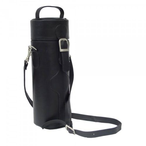 piel leather single deluxe wine carrier 7