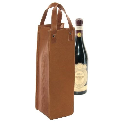 Piel Leather Single Wine Tote