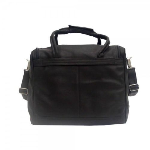 piel leather small computer carry all bag 9