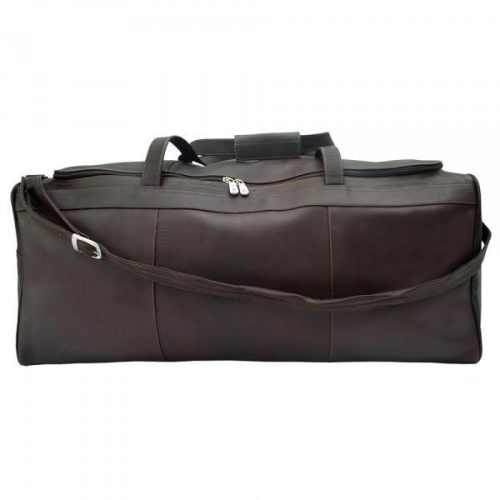 piel leather travelers select large duffel bag 6