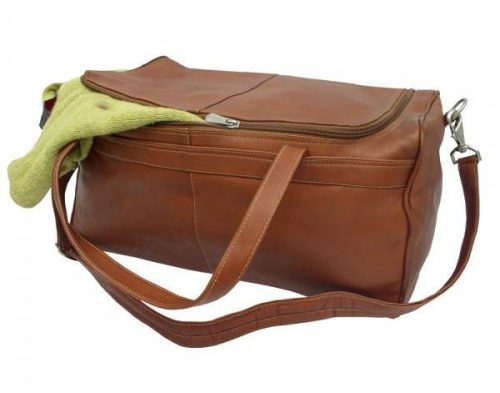 piel leather travelers select small duffel bag 3